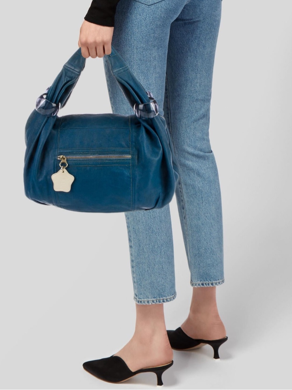 See by Chloe Ring Around Lambskin Shoulder Bag